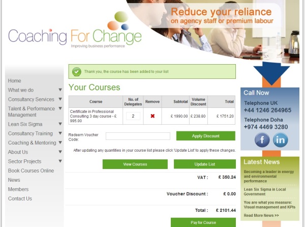 Coaching for Change Course Module