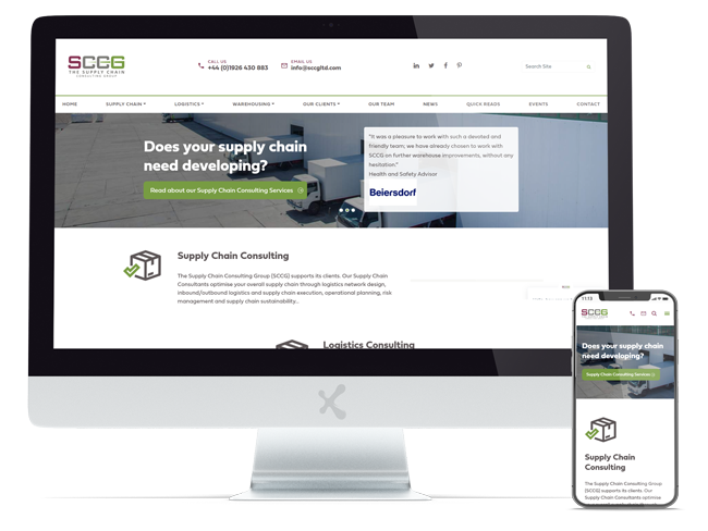 SCCG website designed and built by ExtraDigital