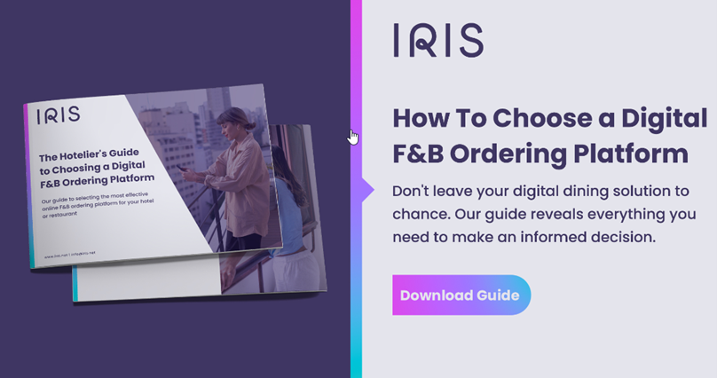IRIS food and beverage ordering software