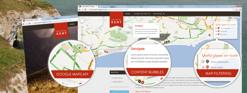 map web design
