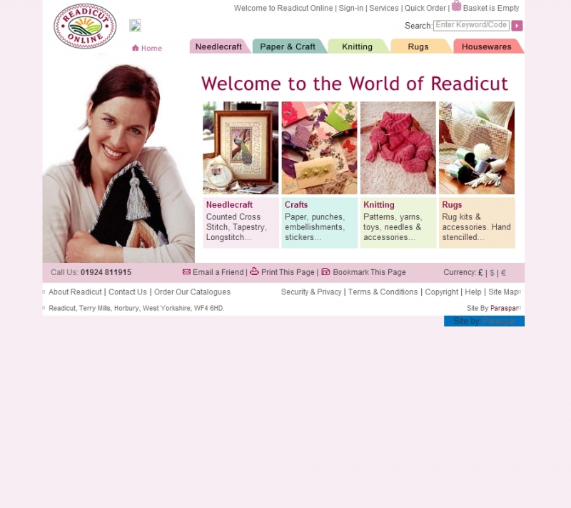 Crafts Shop Magento Development - Original Website