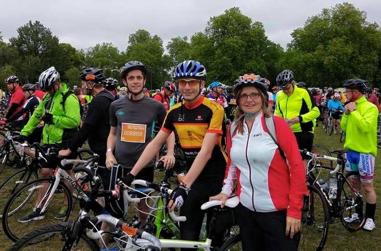 Start of London Brighton Bike Ride