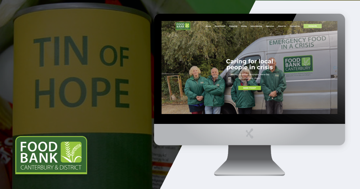 Complete website redesign for Canterbury Food Bank ExtraDigital
