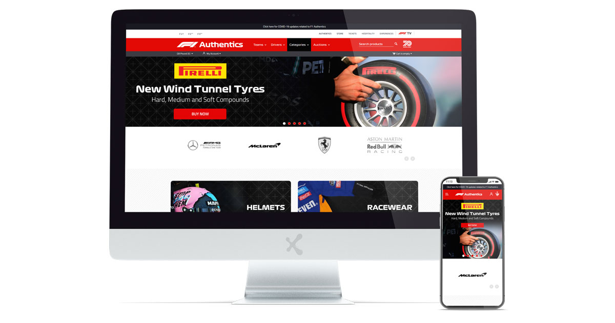 f1 authentics