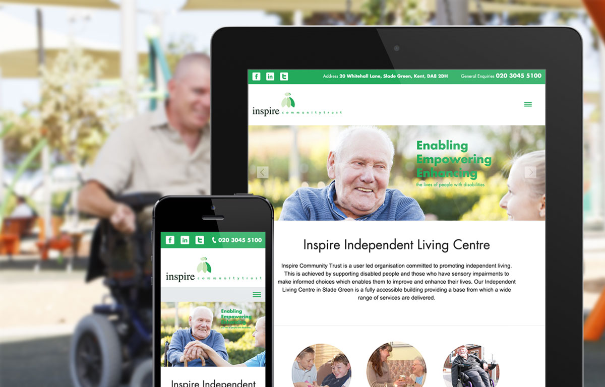 Responsive Website for Disability Charity