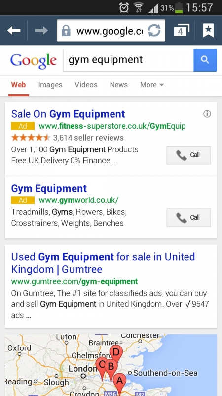 ppc mobile search google 