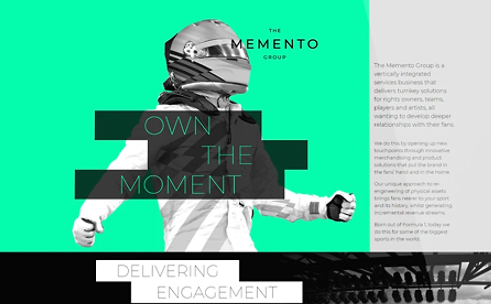 The Memento Group website by ExtraDigital