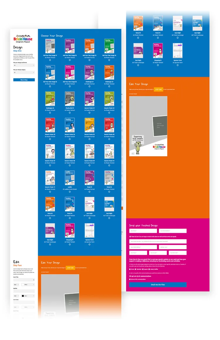 Brian House poster design tool, full length