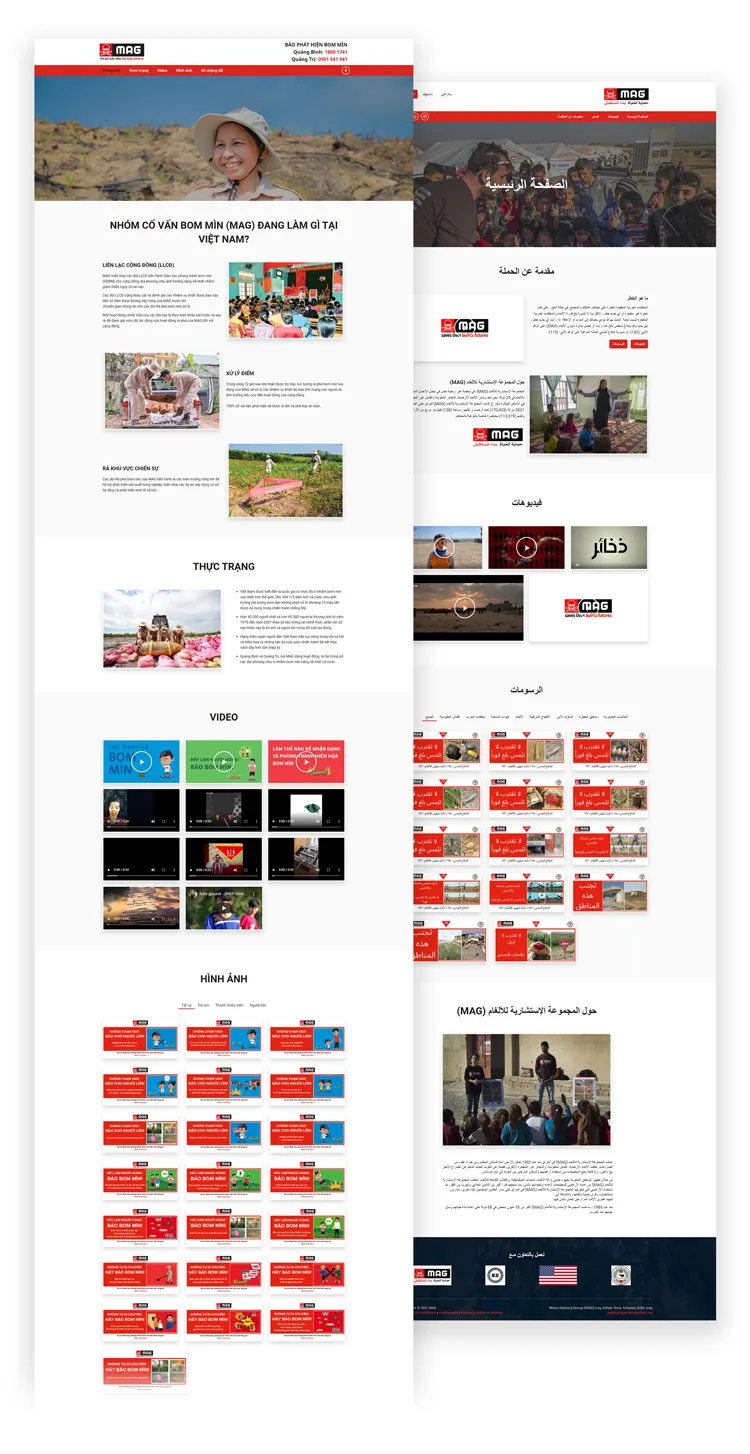 MAG country website, full length