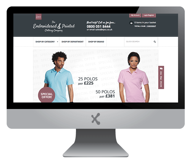 Embroidered & Printed Clothing