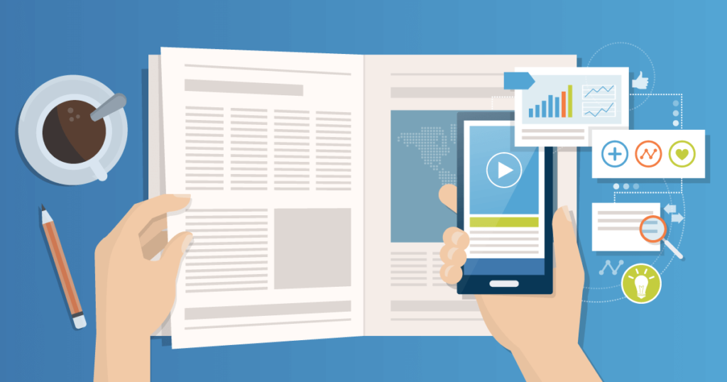 AI platform interface illustration for marketing automation