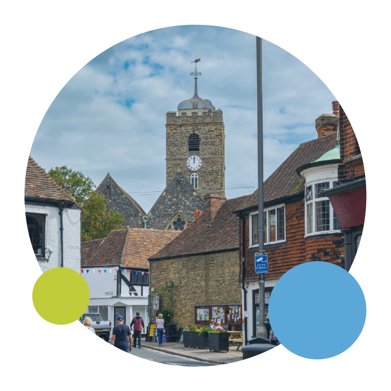 Local Sandwich area near ExtraDigital digital marketing agency