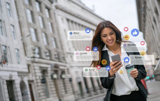 Social media engagement